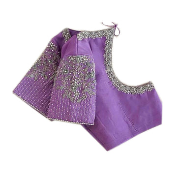 Lavender Intricate Blouse