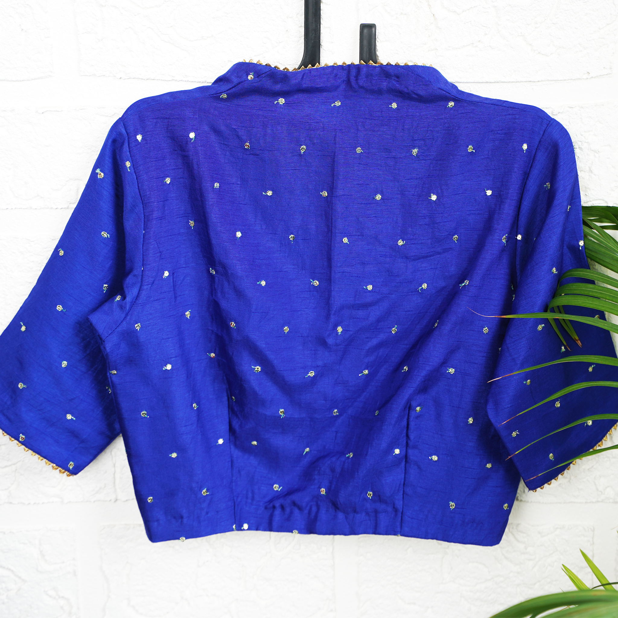 High Neck Readymade Blouse - Image 2