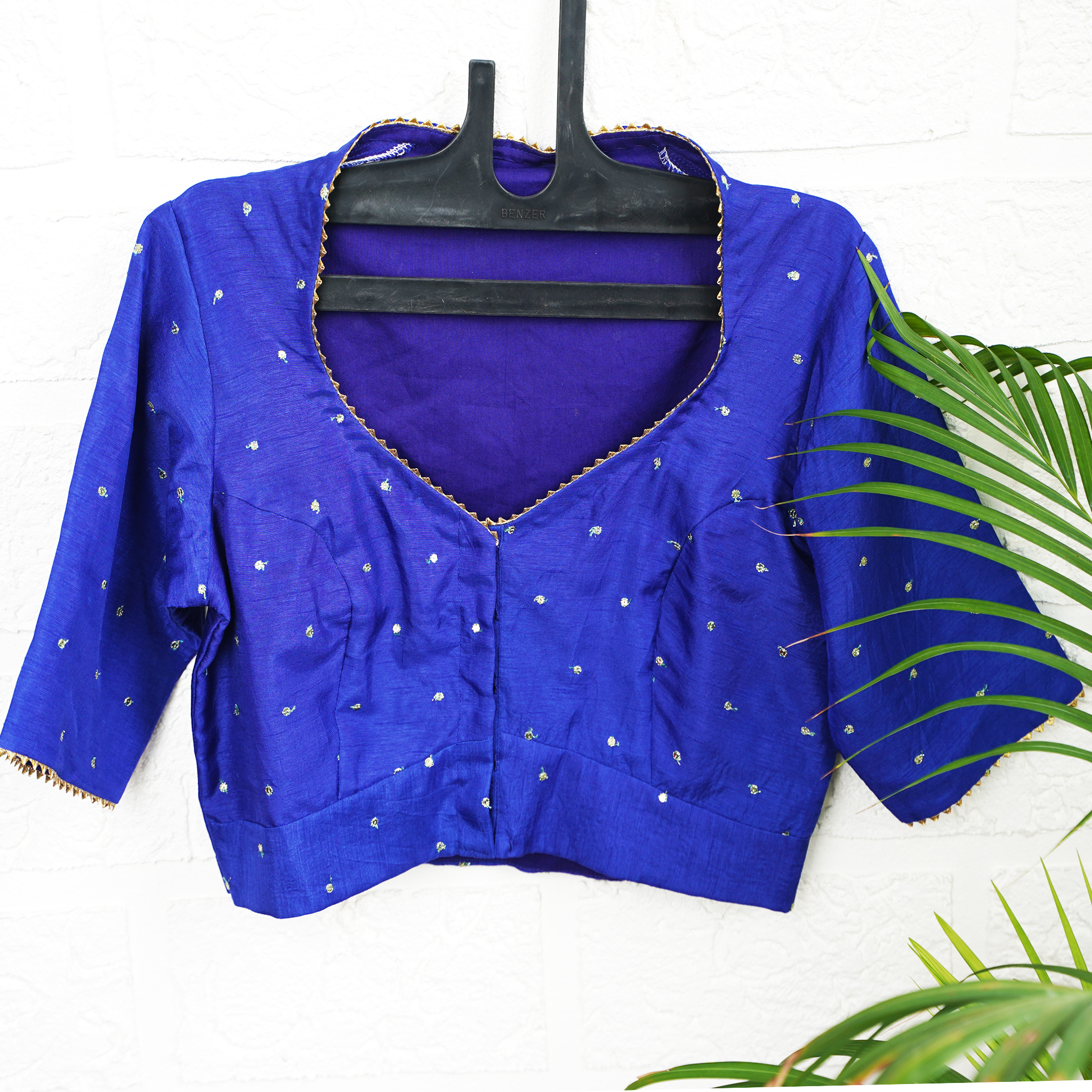 High Neck Readymade Blouse