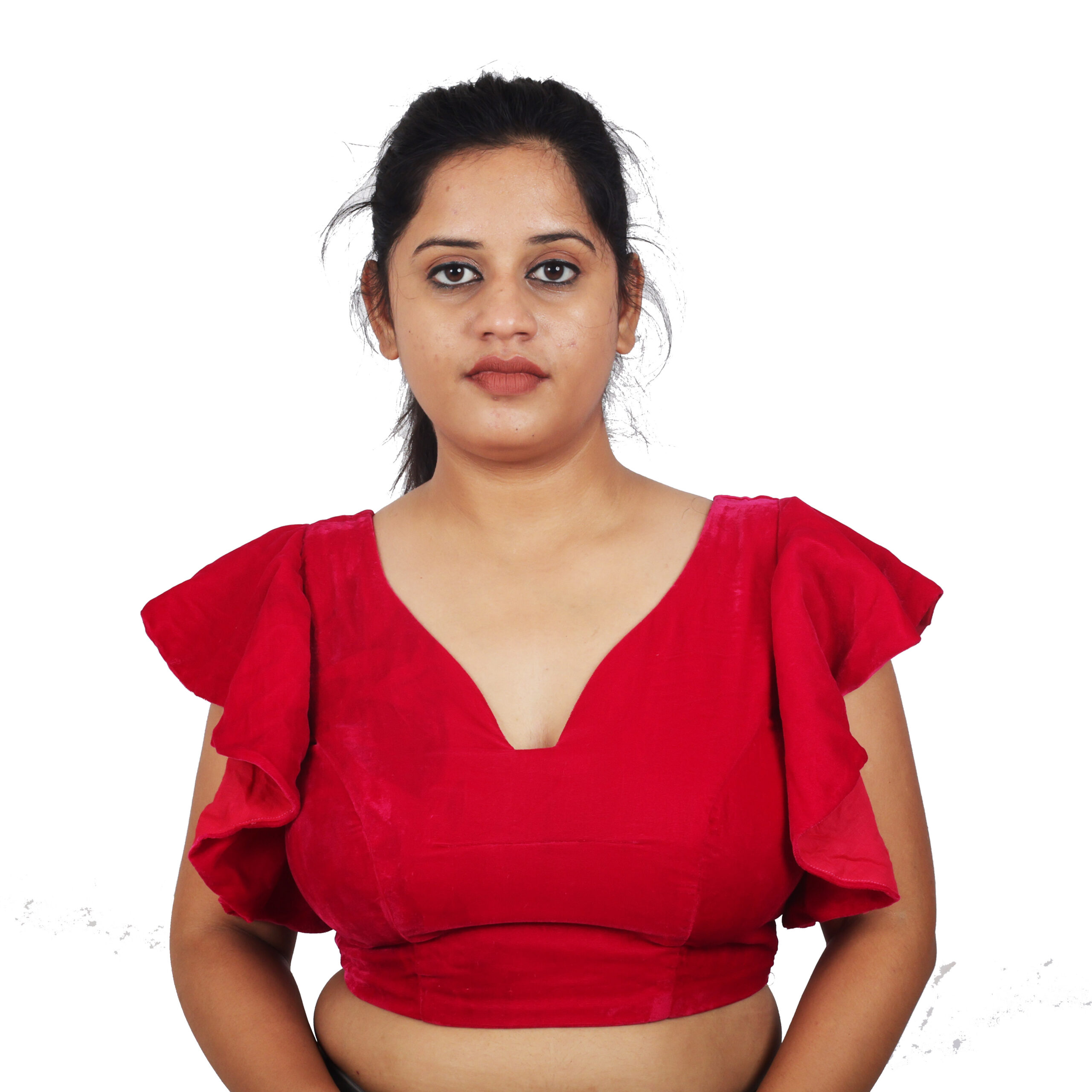 Velvet Designer Readymade Blouse