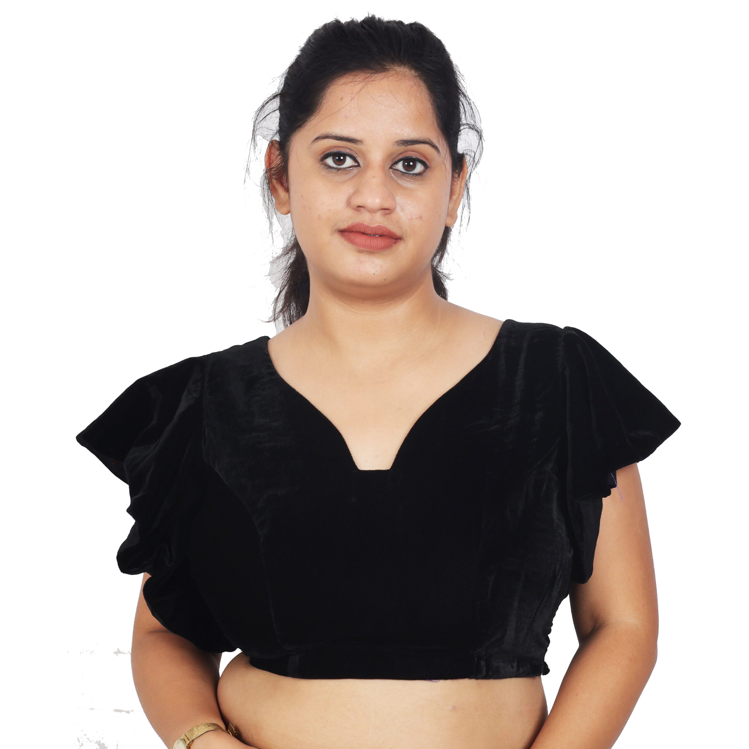 Velvet Designer Readymade Blouse