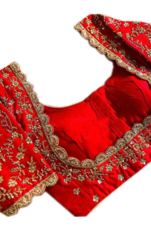 Bridal Heavy Gold Zardosi Blouse
