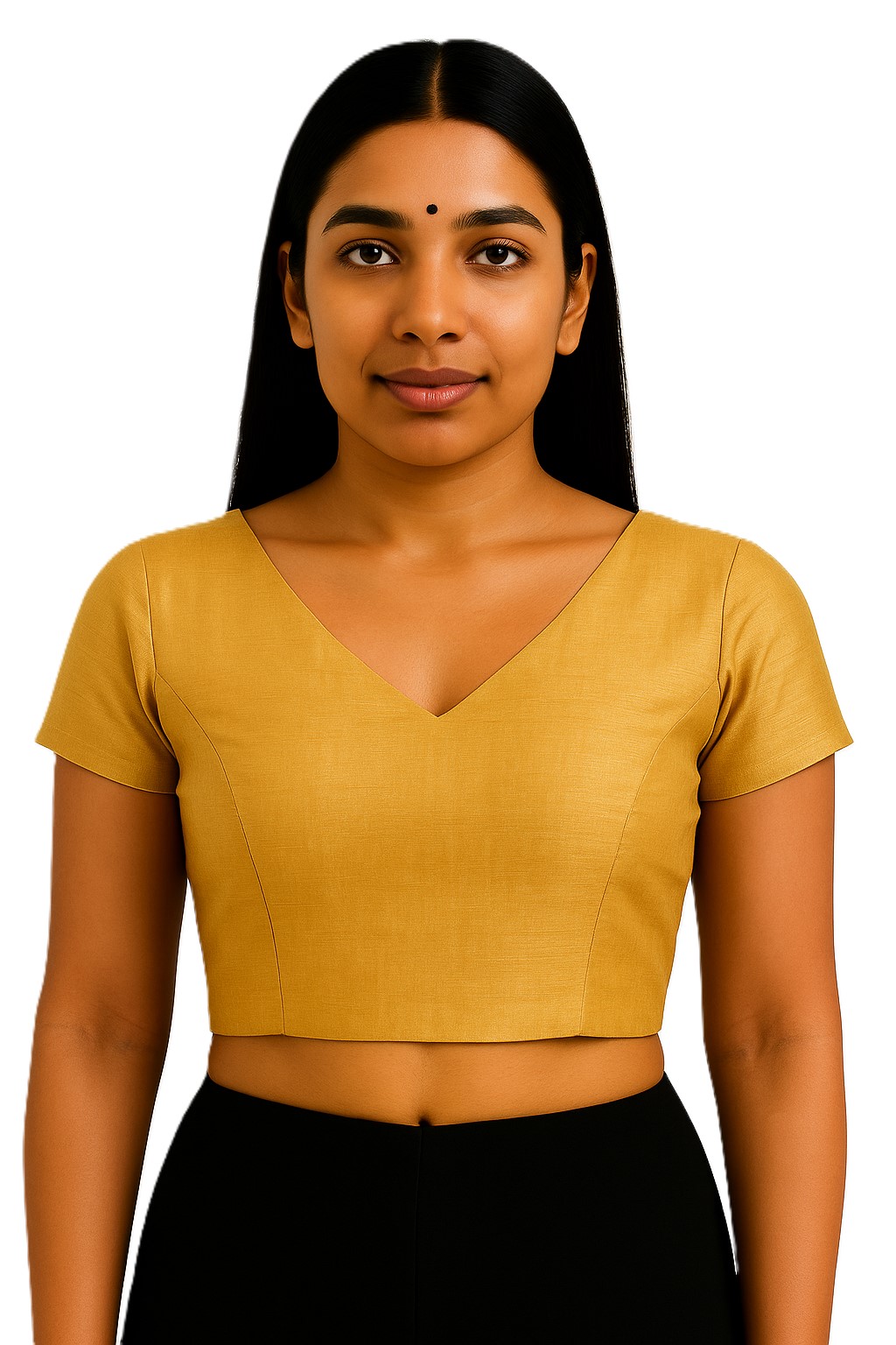 Tissue Gold Readymade Blouse