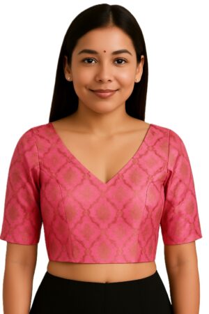 Pink Readymade Blouse