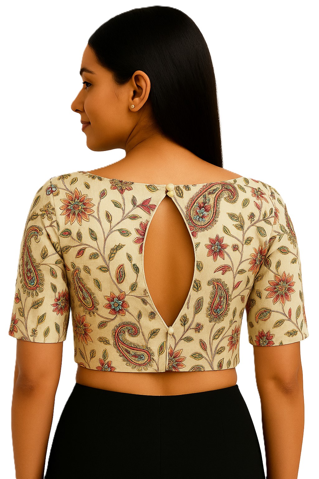 Kalamkari Readymade Blouse - Image 2