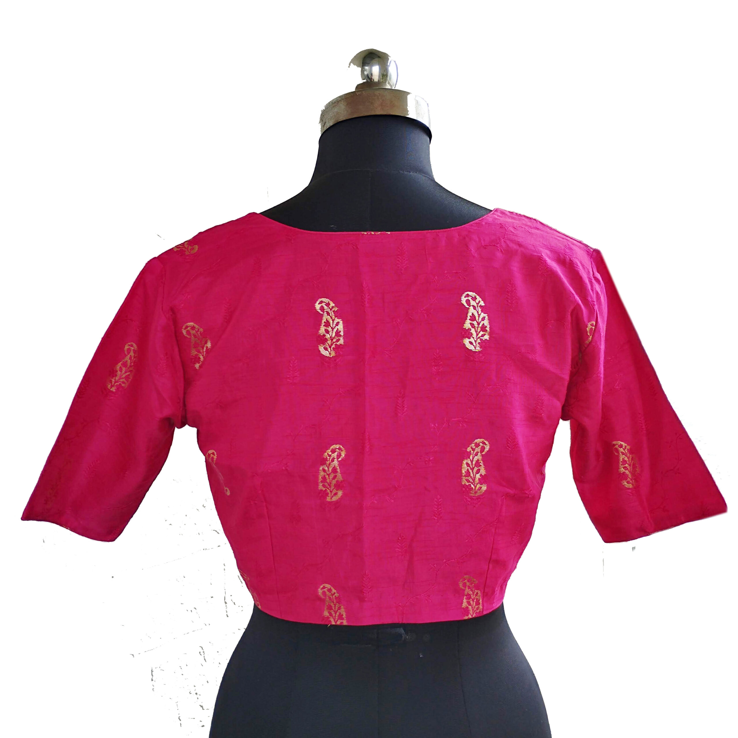 V Neck Readymade Blouse - Image 2
