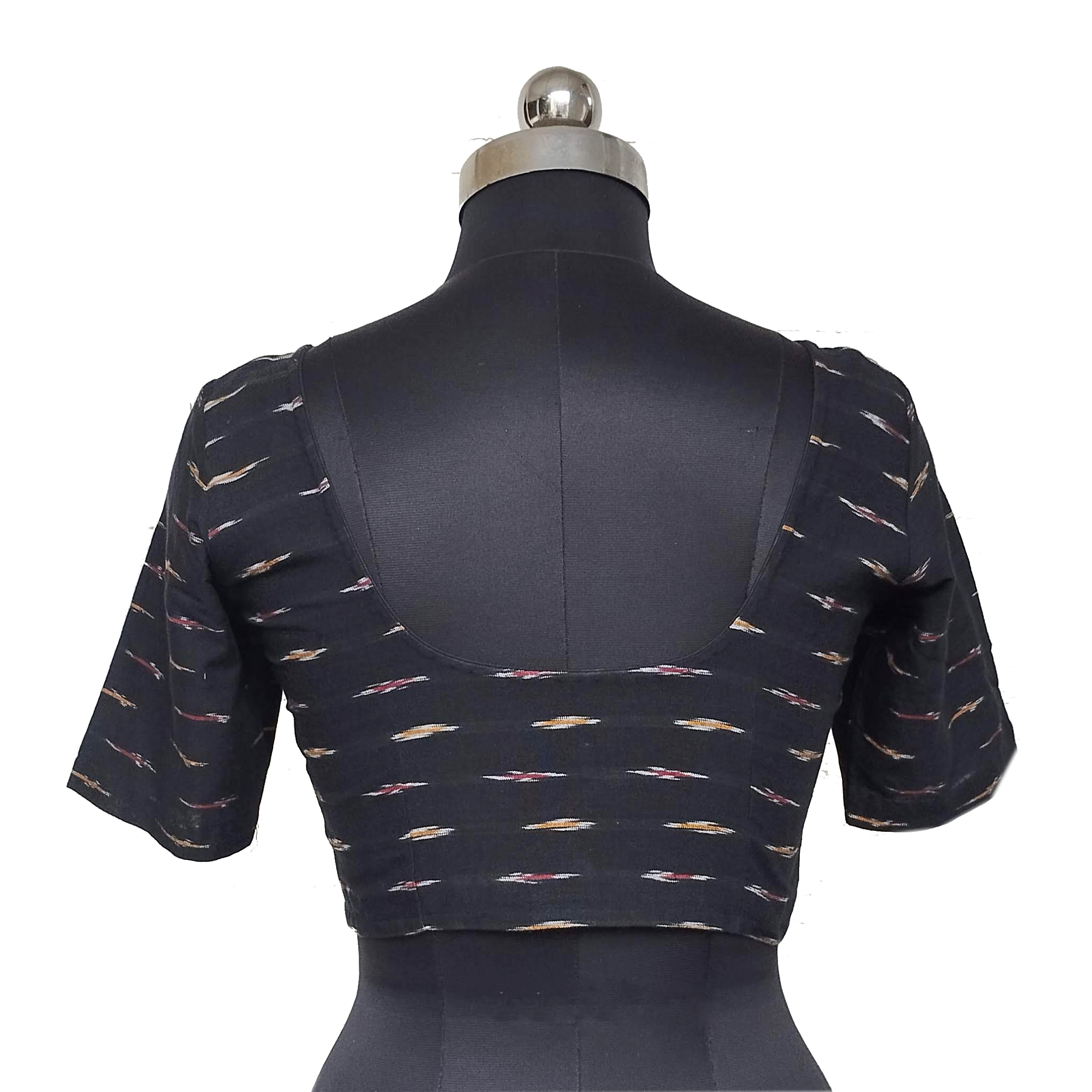 Ikkat Readymade Blouse - Image 2