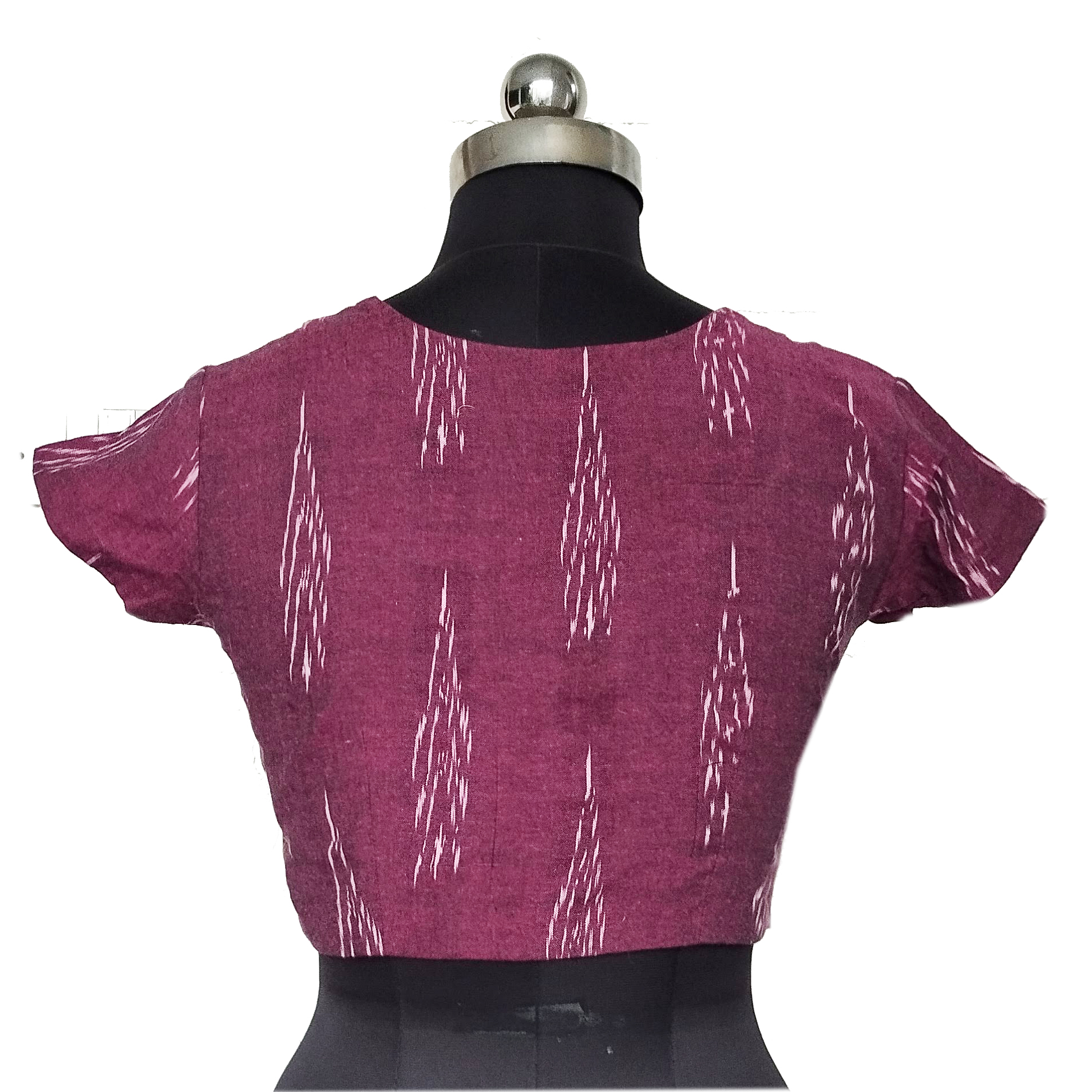 Ikkat Readymade Blouse - Image 2