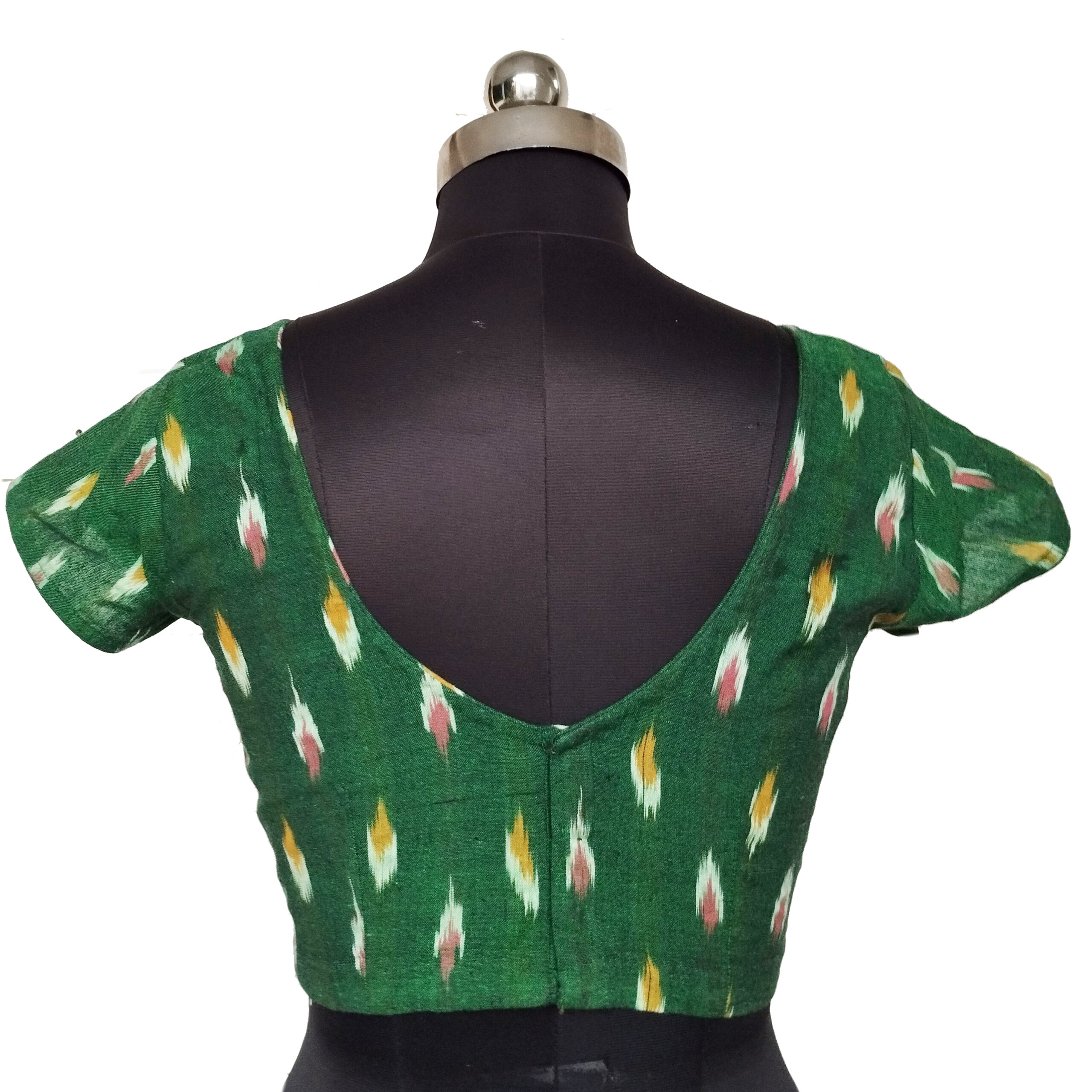 Ikkat Readymade Blouse - Image 2
