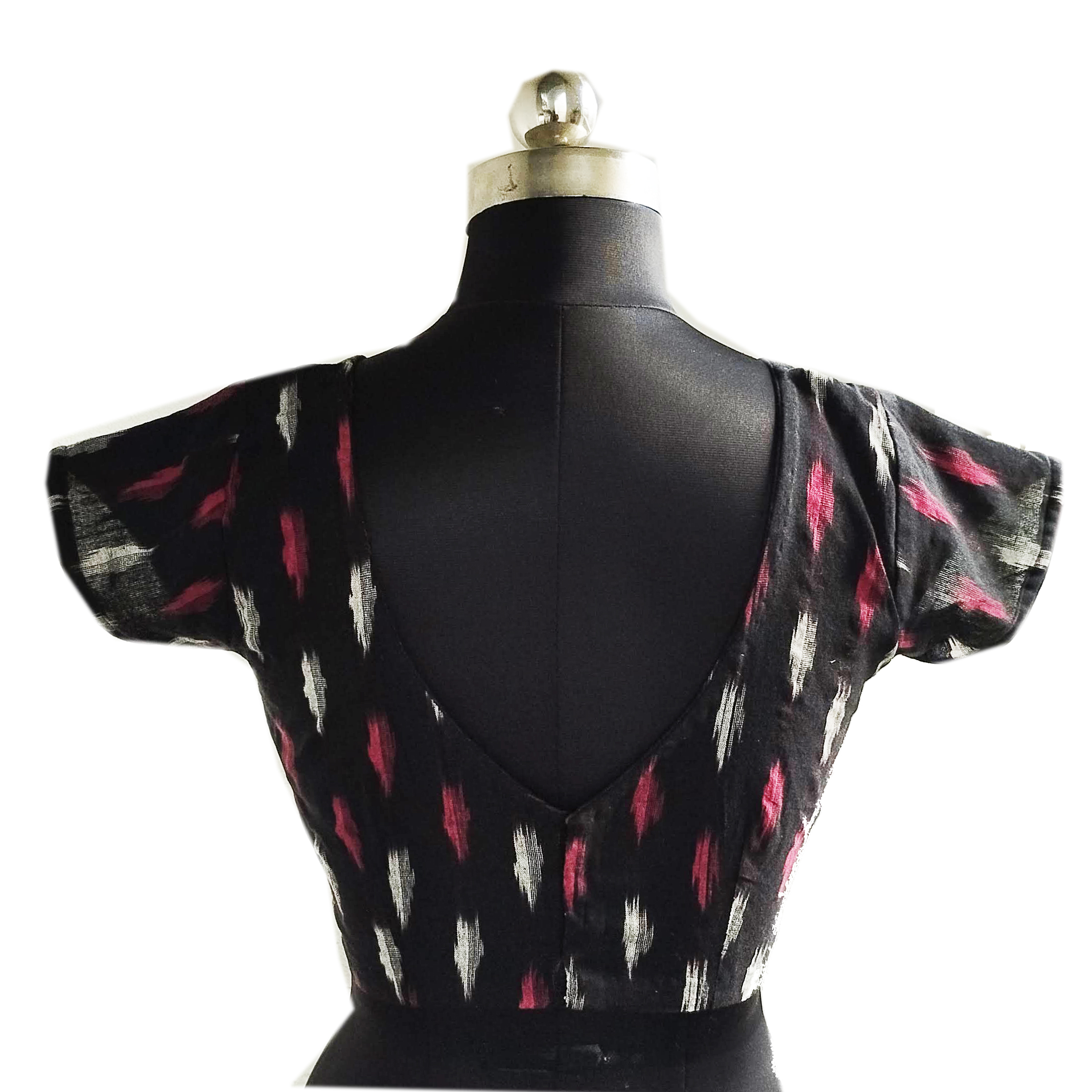 Ikkat Readymade Blouse - Image 2