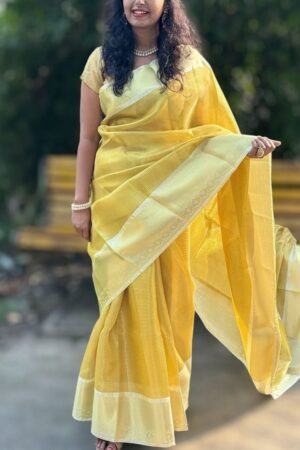 Gold Tissue Saree