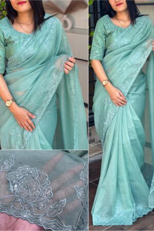 Fancy Pastel Saree