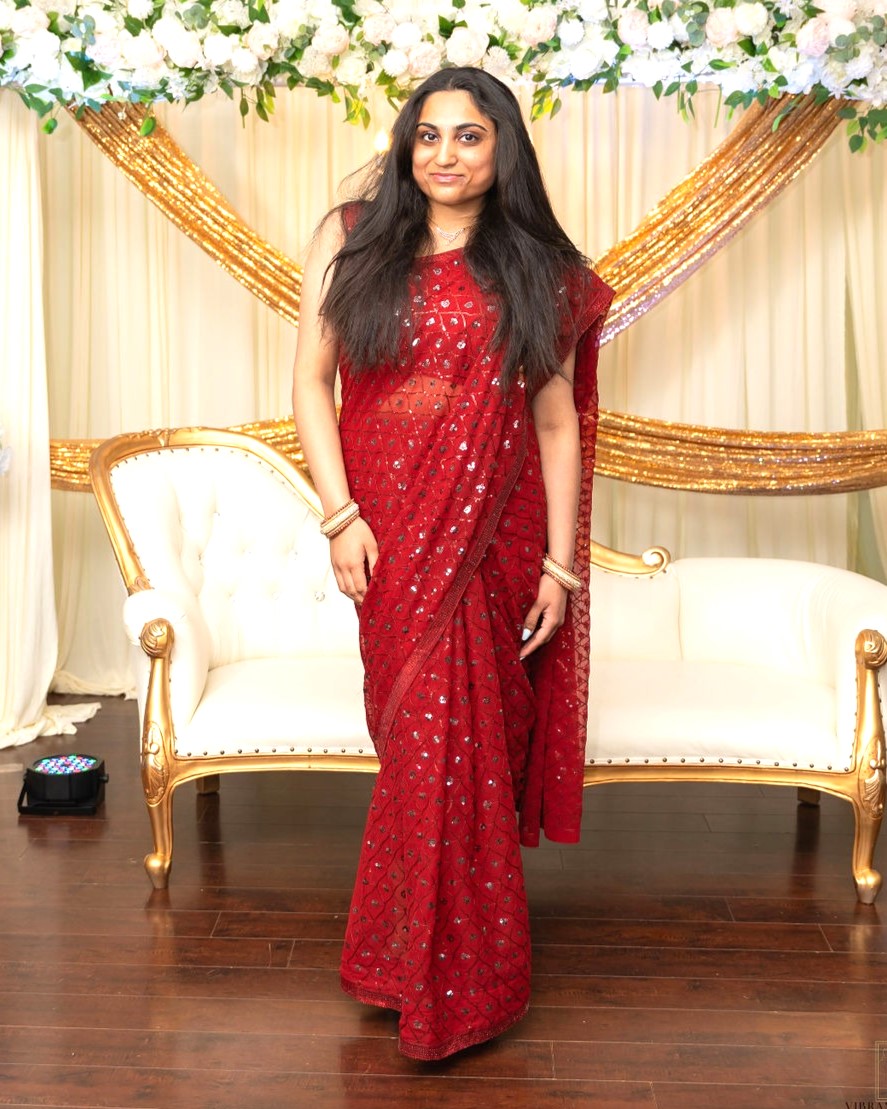 Cocktail Party Saree - Image 2