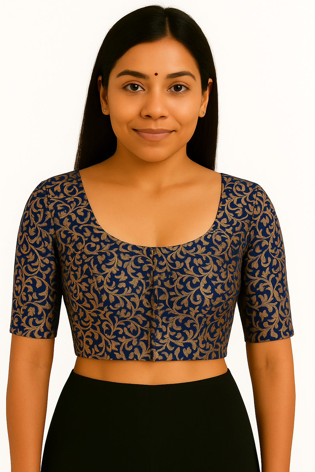 Brocade Readymade Blouse - Image 7