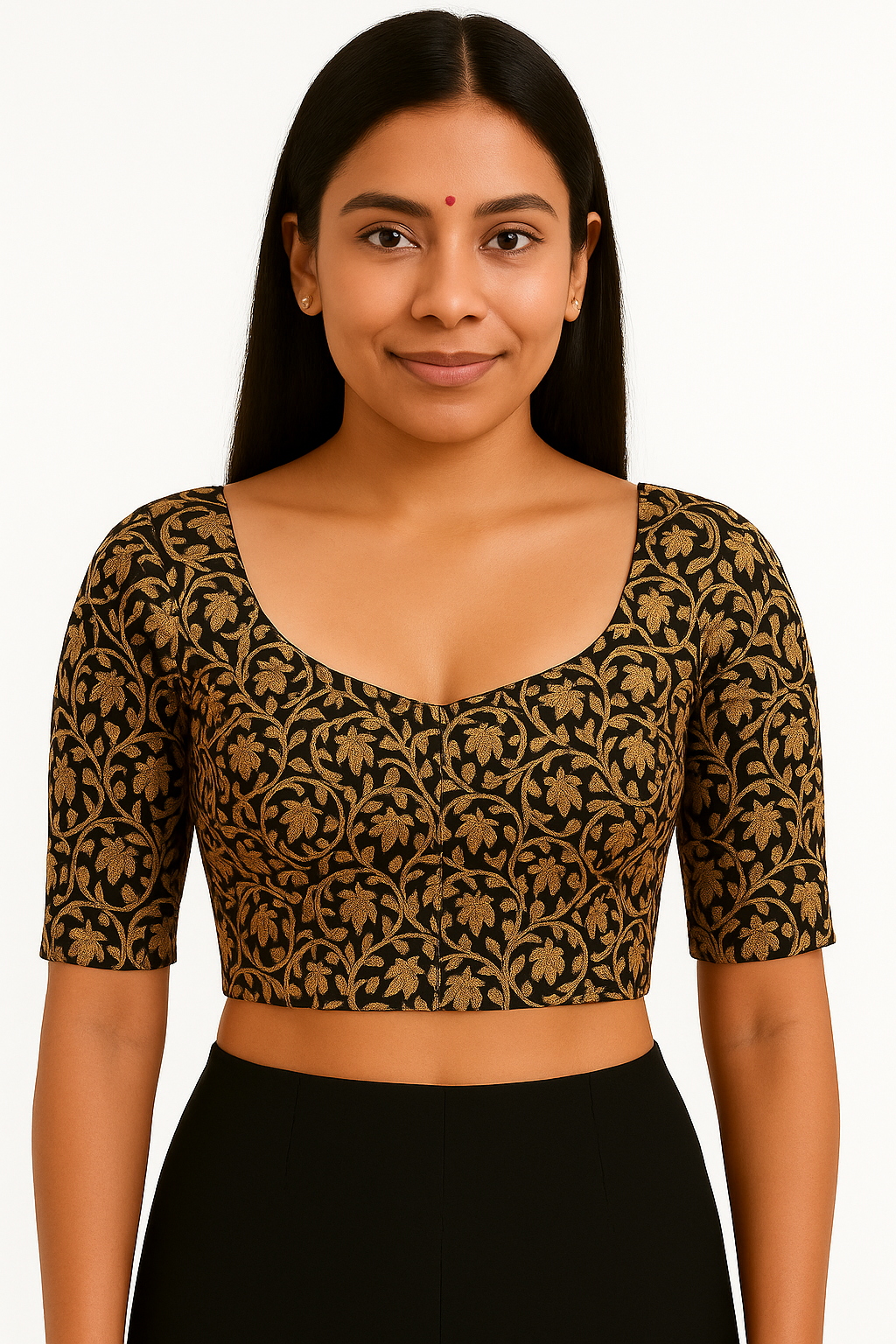 Brocade Readymade Blouse - Image 3