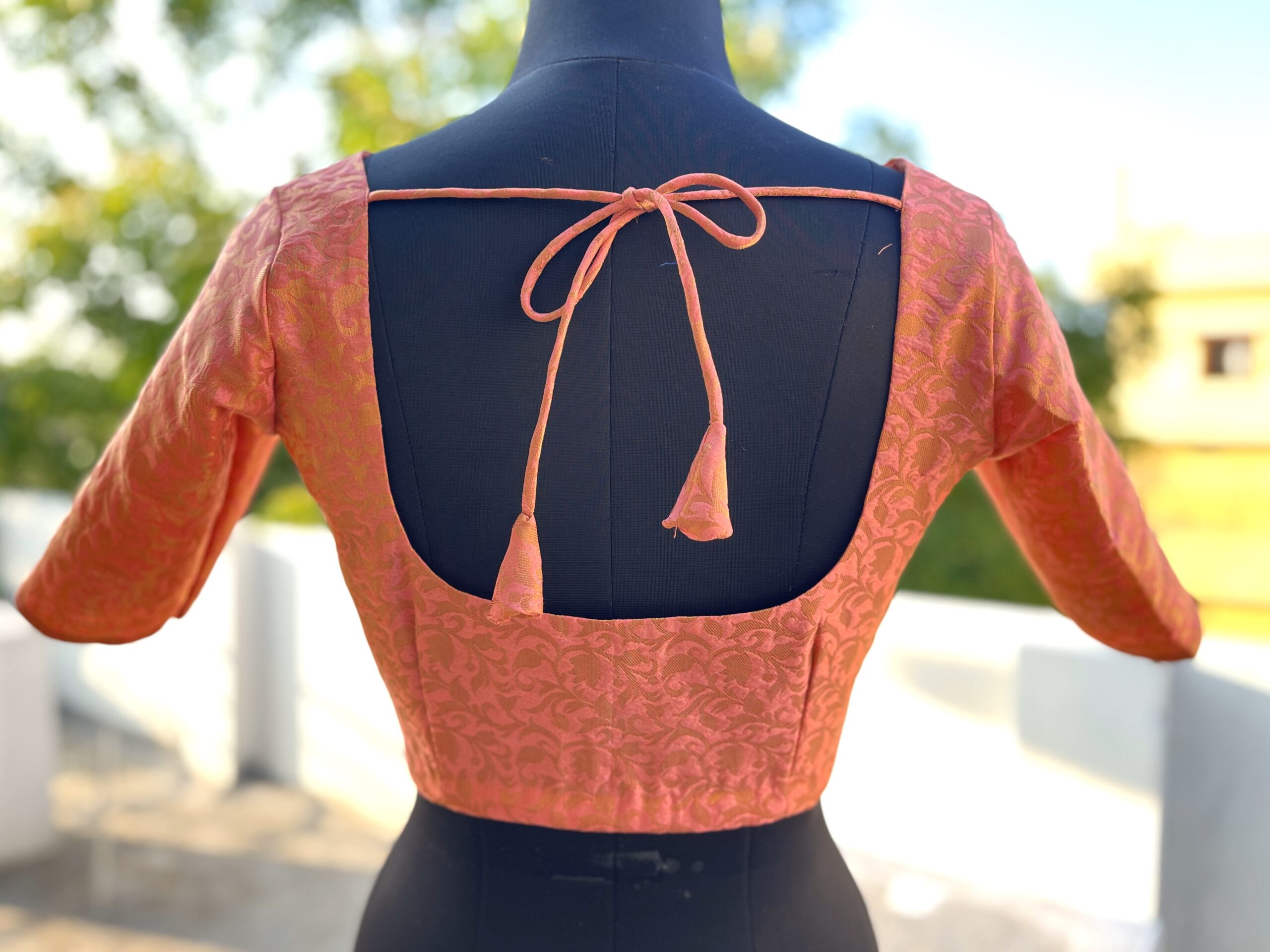 Brocade Readymade Blouse - Image 10