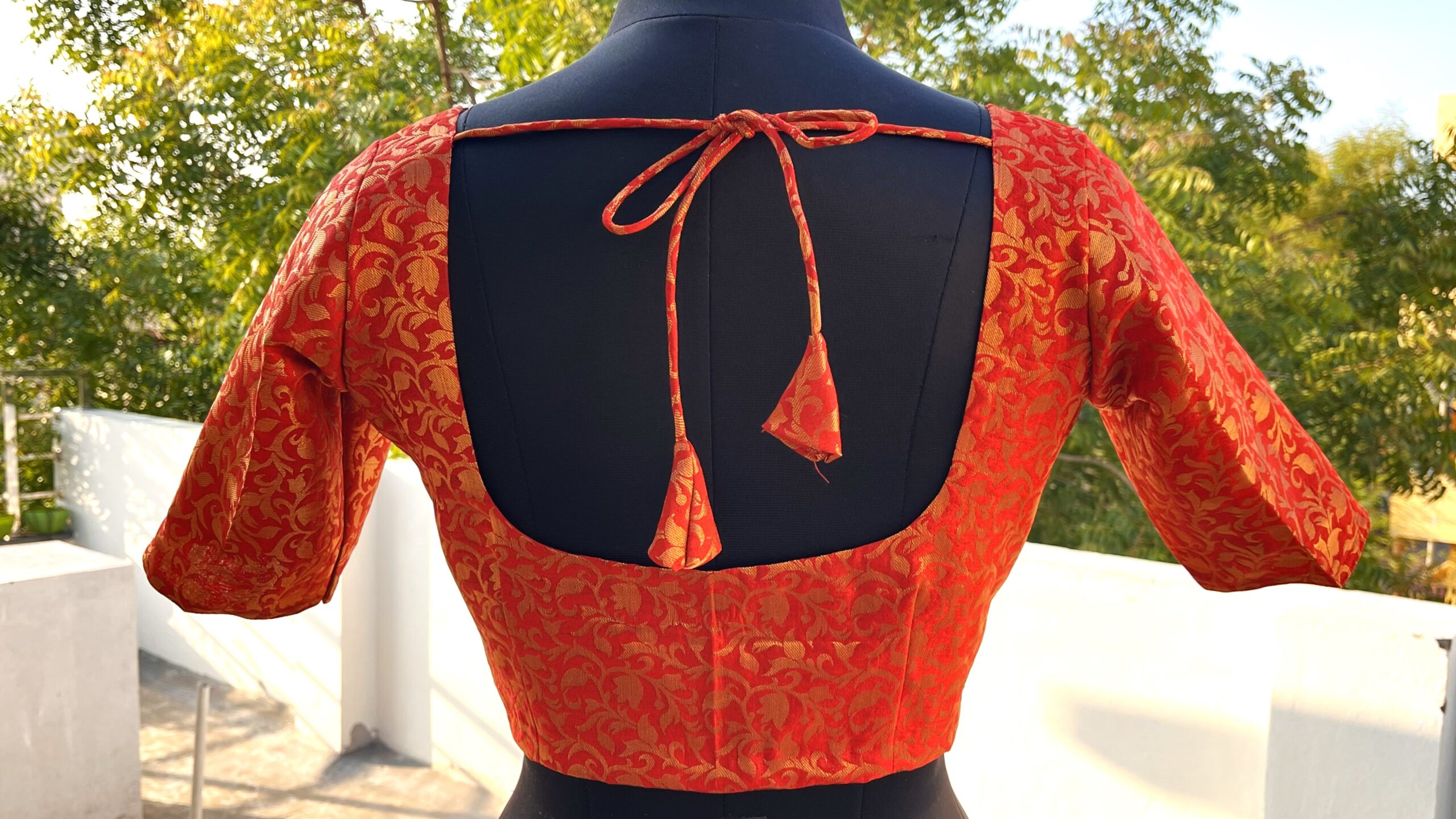 Brocade Readymade Blouse - Image 2