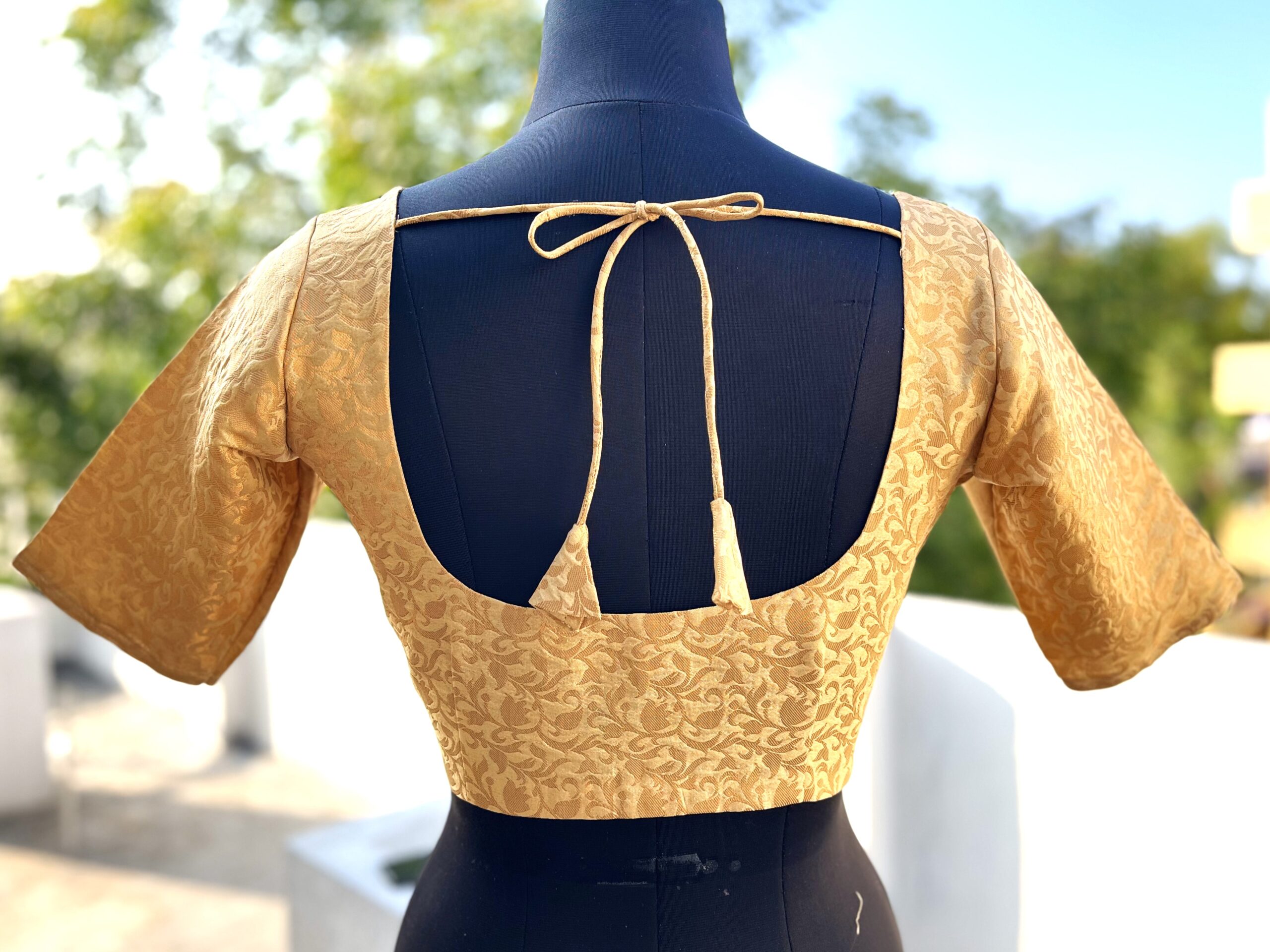 Brocade Readymade Blouse - Image 6